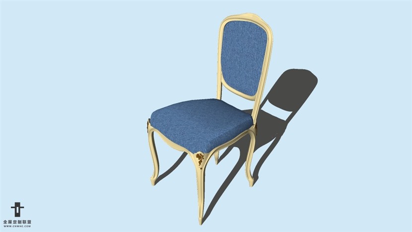 SketchUp草图大师精品欧式椅子模型下载-Chair-014SKP模型