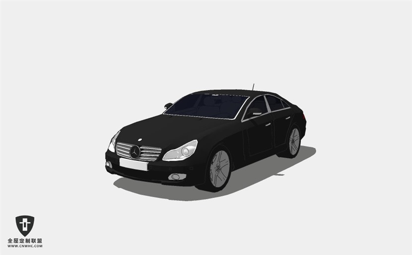 奔驰汽车Mercedes Benz CLS-Klasse轿车SketchUp模型库草图大师模型下载