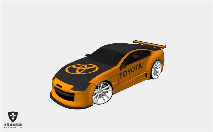 丰田汽车Modified_Toyota_Supra_TT_MK-V拉力赛车 SketchUp模型库草图大师模型下载