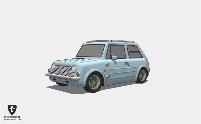 东风日产汽车Nissan Pao sim小轿车 SketchUp模型库草图大师模型下载