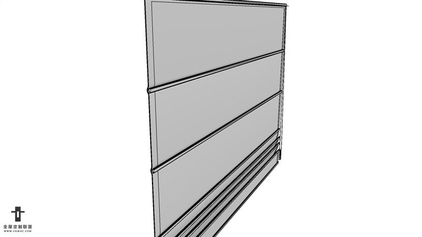 SketchUp草图大师精品布艺窗帘模型下载-293SKP模型