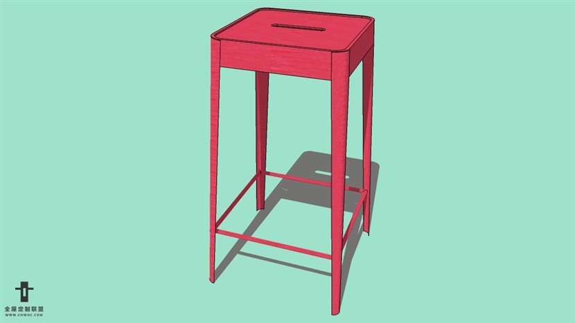 SketchUp精品吧台椅模型草图大师吧台椅子模型下载-Bar Stool-022SKP模型