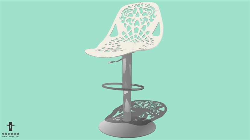 SketchUp精品吧台椅模型草图大师吧台椅子模型下载-Bar Stool-025SKP模型