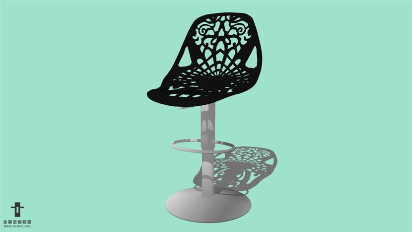 SketchUp精品吧台椅模型草图大师吧台椅子模型下载-Bar Stool-026SKP模型