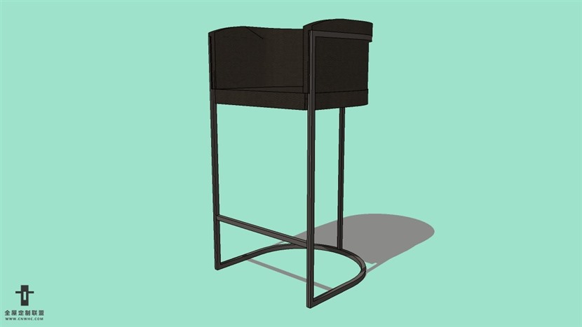 SketchUp精品吧台椅模型草图大师吧台椅子模型下载-Bar Stool-029SKP模型