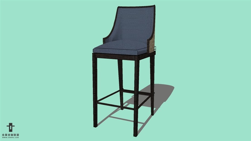 SketchUp精品吧台椅模型草图大师吧台椅子模型下载-Bar Stool-050SKP模型