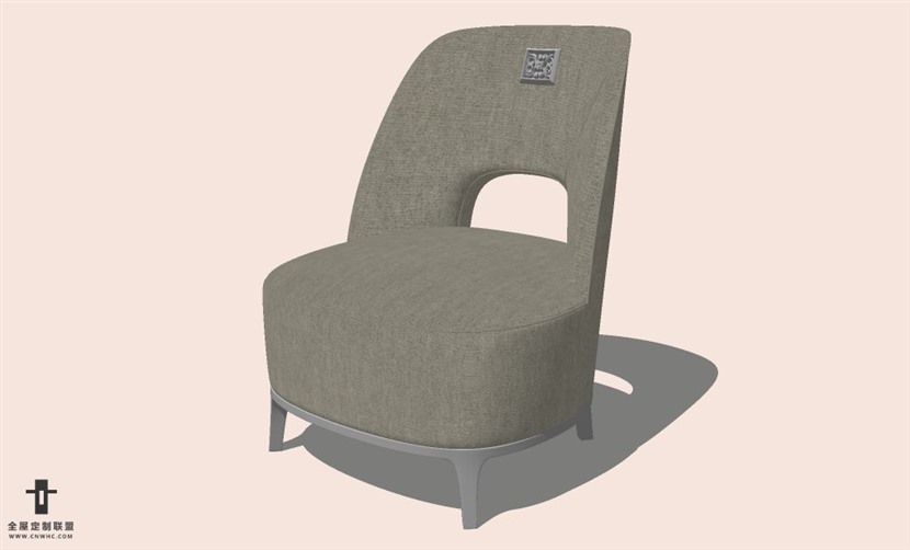 SketchUp草图大师单人沙发SU模型下载-Sofa-115SKP模型