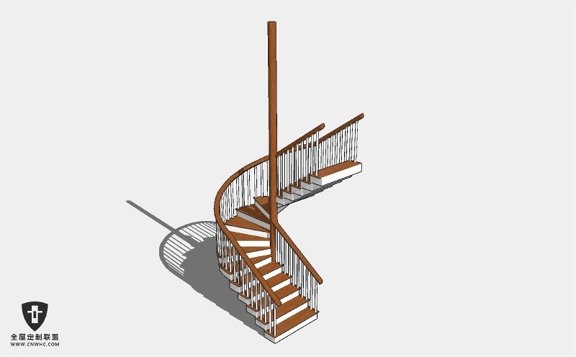 旋转楼梯SketchUp模型库草图大师模型下载052