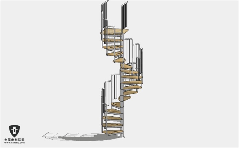 旋转楼梯SketchUp模型库草图大师模型下载055