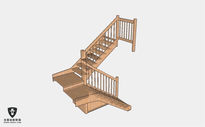 旋转楼梯SketchUp模型库草图大师模型下载057