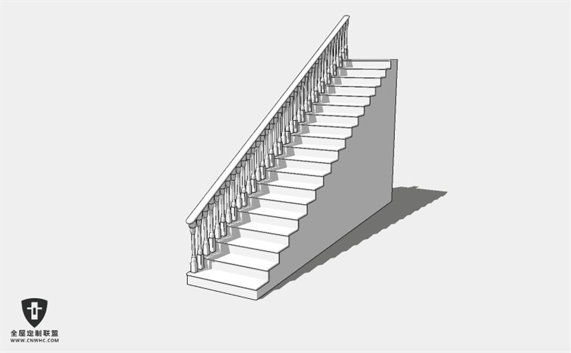 旋转楼梯SketchUp模型库草图大师模型下载066