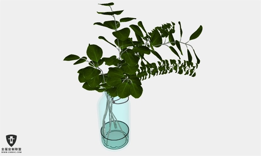 室内花瓶摆设装饰品SketchUp模型库草图大师模型下载Vase-122