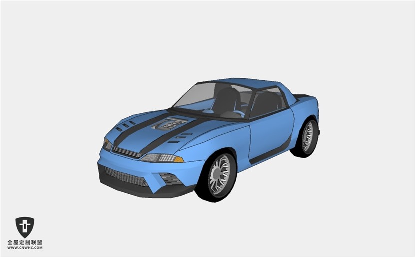 马自达汽车2002 Mazda Miata GTR跑车轿车SketchUp模型库草图大师模型下载