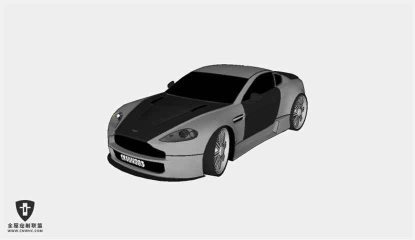 阿斯顿马丁超级跑车ASTON martin超跑 SketchUp模型库草图大师模型下载