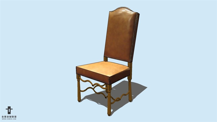 SketchUp草图大师精品欧式椅子模型下载-Chair-034SKP模型