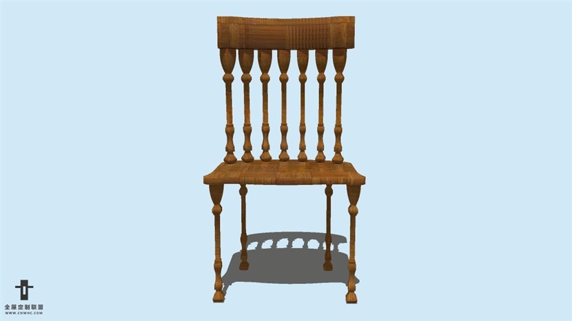 SketchUp草图大师精品欧式椅子模型下载-Chair-044