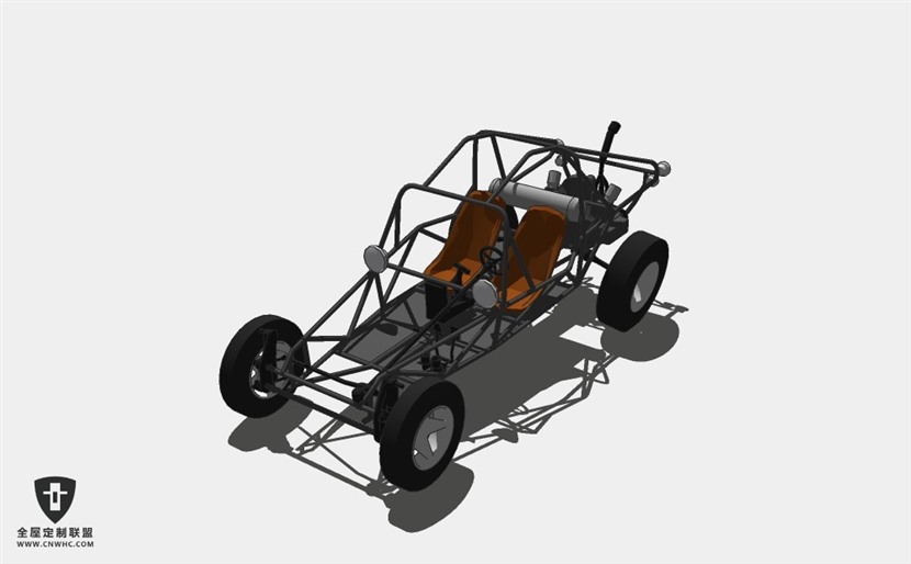 交通工具汽车Dune Buggy2沙漠赛车SketchUp模型库草图大师模型下载