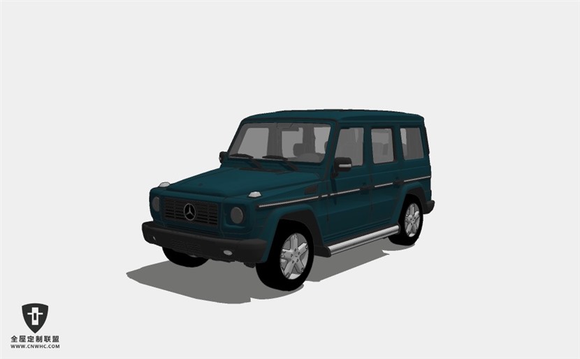 奔驰汽车Mercedes-Benz G500 SUV越野车SketchUp模型库草图大师模型下载