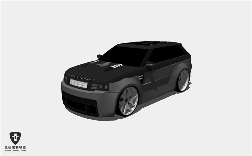 路虎汽车Modified_Range_Stormer_Concept SUV越野轿车SketchUp模型库草图大师模型下载