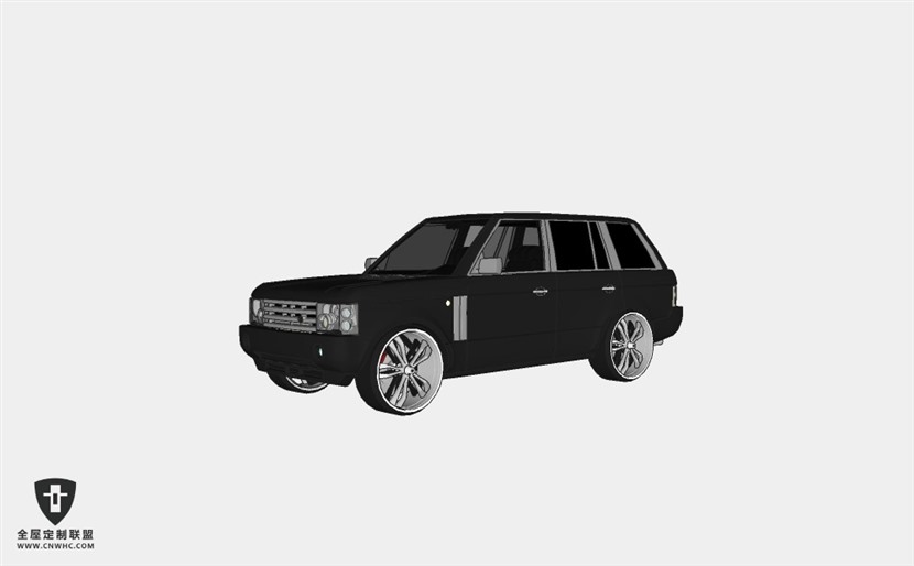 路虎汽车Range Rover 越野轿车SketchUp模型库草图大师模型下载