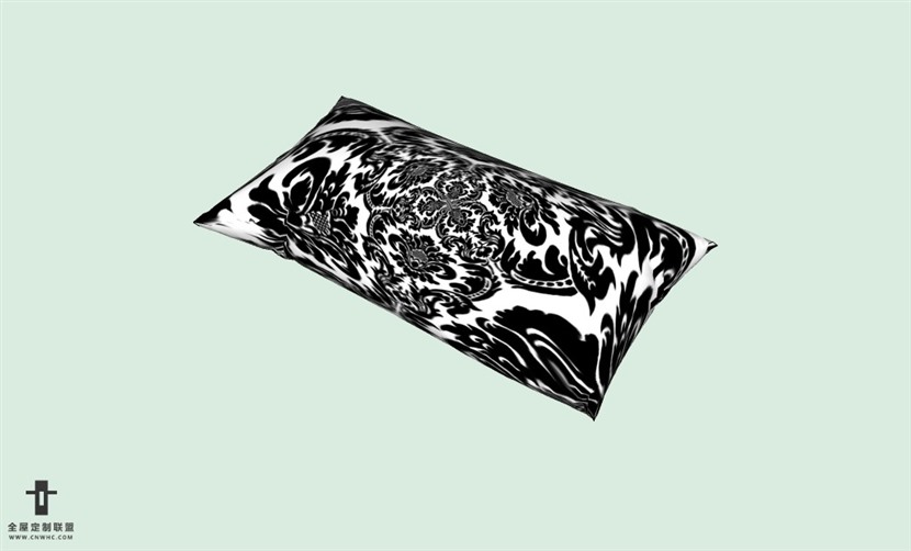 SketchUp草图大师精品布艺抱枕模型下载-pillows-471SKP模型