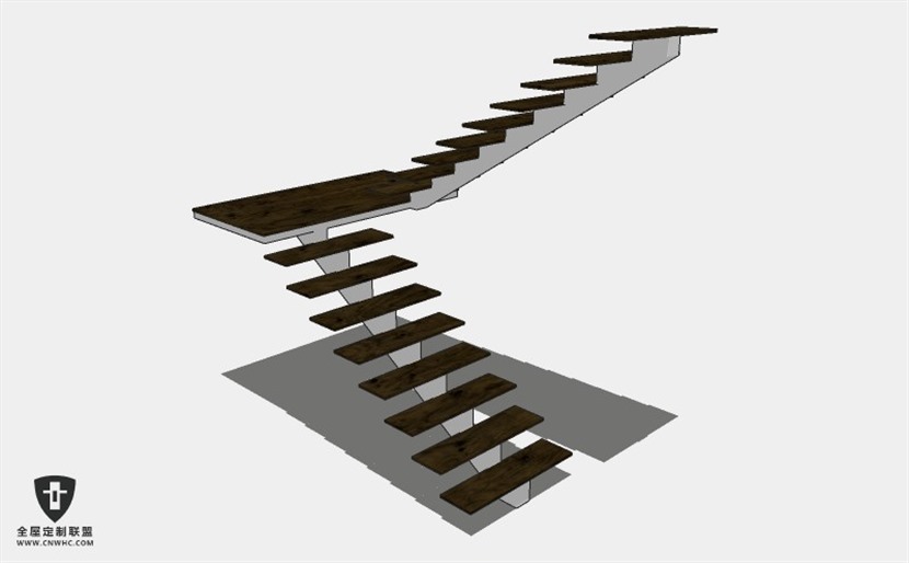 旋转楼梯SketchUp模型库草图大师模型下载080