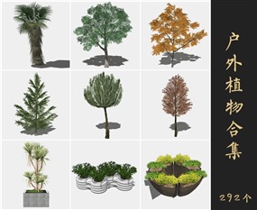 园林景观SketchUp户外植物模型SU室外植物模型下载013.3