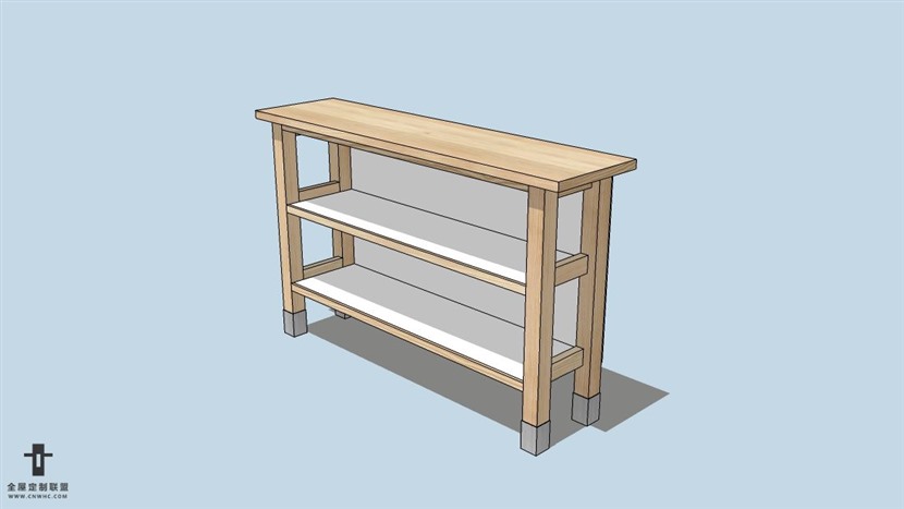 SketchUp草图大师宜家现代风格边柜skp模型下载-161SKP模型