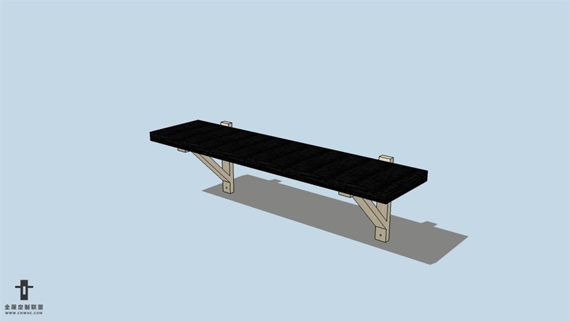 SketchUp草图大师宜家现代风格置物架skp模型下载-184SKP模型