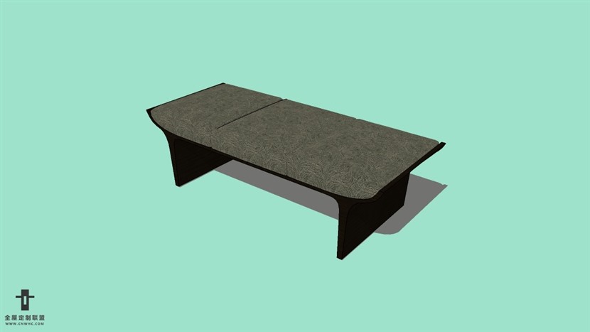 SketchUp精品床尾椅模型草图大师床尾椅凳模型下载-Footboard-chair-011SKP模型