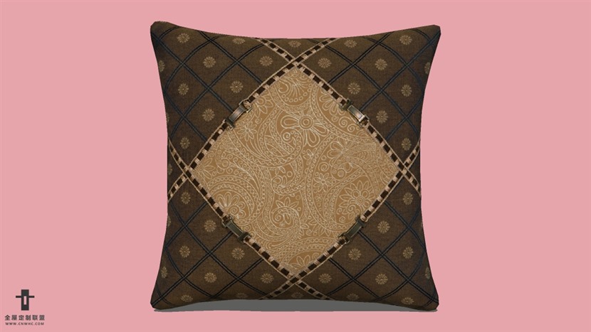 SketchUp草图大师精品布艺抱枕模型下载-pillows-163SKP模型