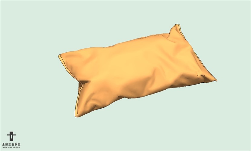 SketchUp草图大师精品布艺抱枕模型下载-pillows-510SKP模型