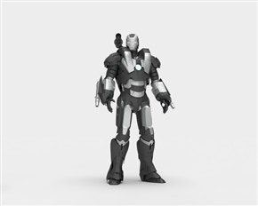 Vray材质草图大师IRON MAN模型SketchUp钢铁侠SU模型下载005