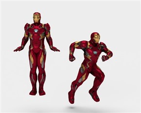 Vray材质草图大师IRON MAN模型SketchUp钢铁侠SU模型下载008