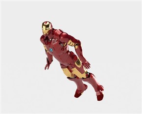 Vray材质草图大师IRON MAN模型SketchUp钢铁侠SU模型下载009