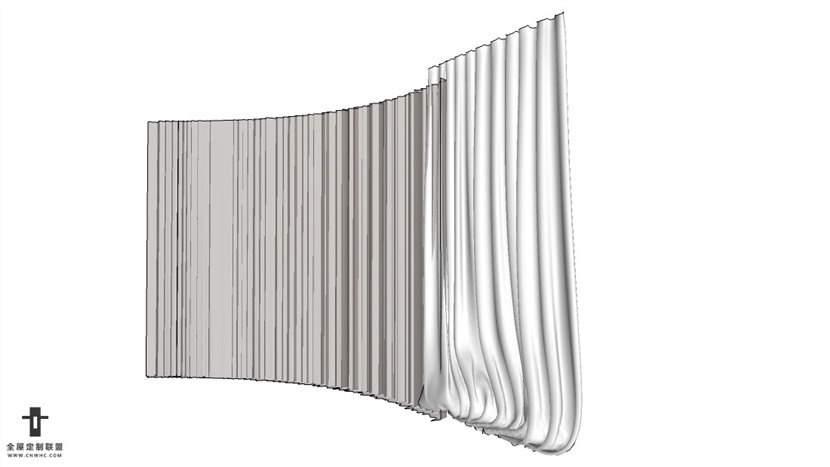 SketchUp草图大师精品布艺窗帘模型下载-379SKP模型