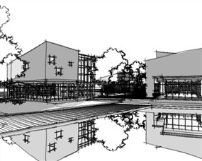 SketchUp Styles Builder草图大师风格模板010