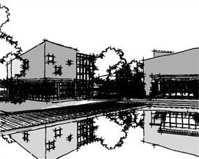 SketchUp Styles Builder草图大师风格模板056