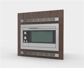 Vray材质电烤箱SketchUp模型微波炉SU模型下载115