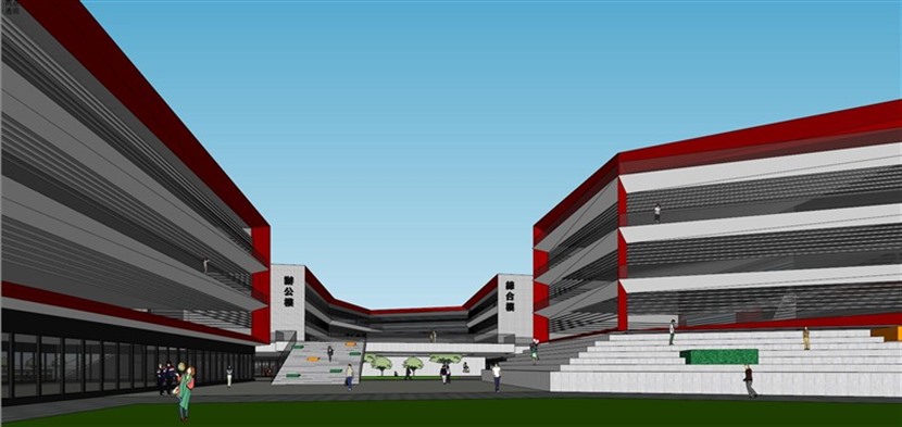 某九年一贯制学校SketchUp建筑设计方案模型下载404