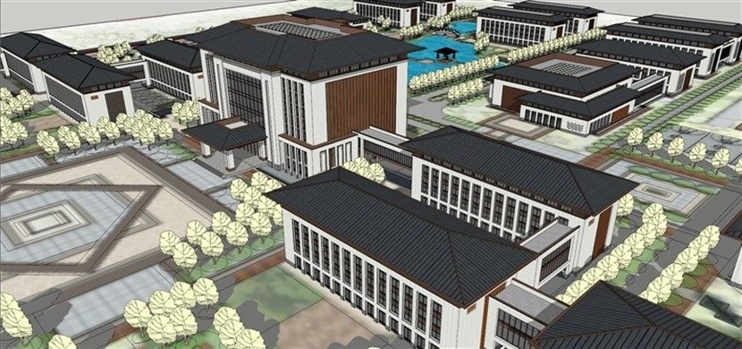 小学中学学校教育建筑SketchUp建筑设计方案模型下载471