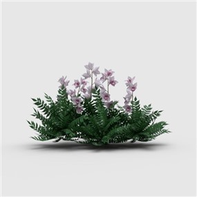 Vray&Enscape双材质景观花草植物SketchUp模型下载013