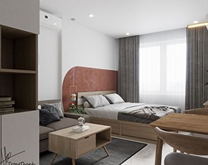 Vray材质SketchUp草图大师卧室场景模型下载868