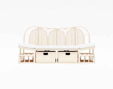 SketchUp沙发模型草图大师多人沙发模型下载015