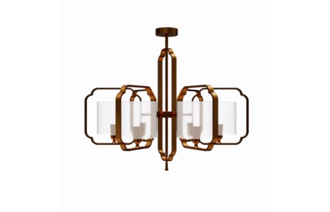 新中式吊灯SketchUp草图大师SU模型下载083