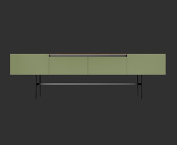 电视柜SketchUp草图大师SU模型下载0048