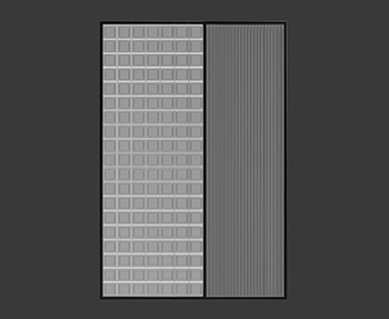 玻璃屏风隔断SketchUp草图大师SU模型下载0005