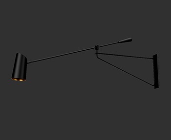 壁灯照明灯具SketchUp草图大师SU模型下载0033