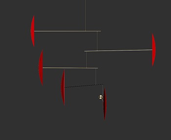 吊灯照明灯具SketchUp草图大师SU模型下载0064