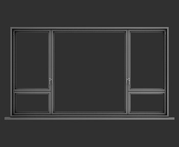 窗户SketchUp草图大师SU模型下载0112